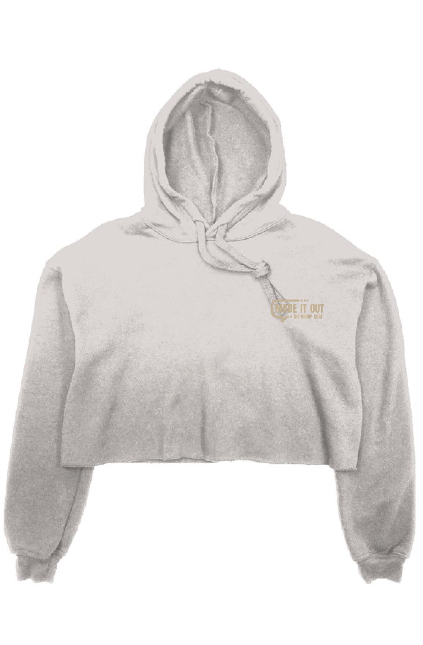 crop fleece hoodie